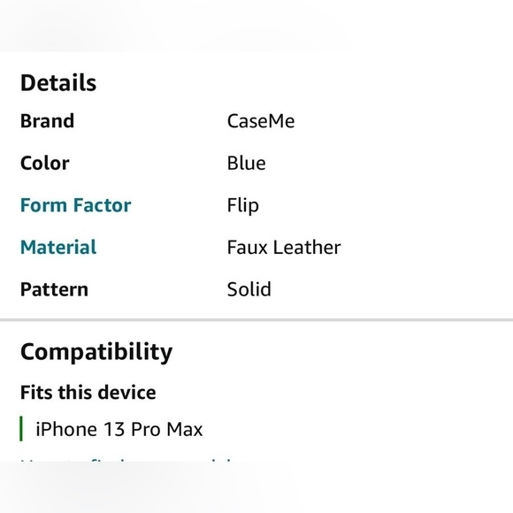 CASE ME IPHONE 13 PRO MAX MAGSAFE WALLET CASE CREIT CARD HOLDER NEW - Picture 6 of 7